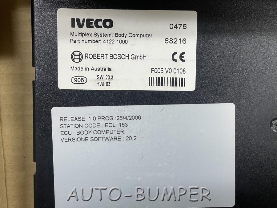 Iveco Stralis 2002- Блок управления ECU (новый) 2995830, 41221000
